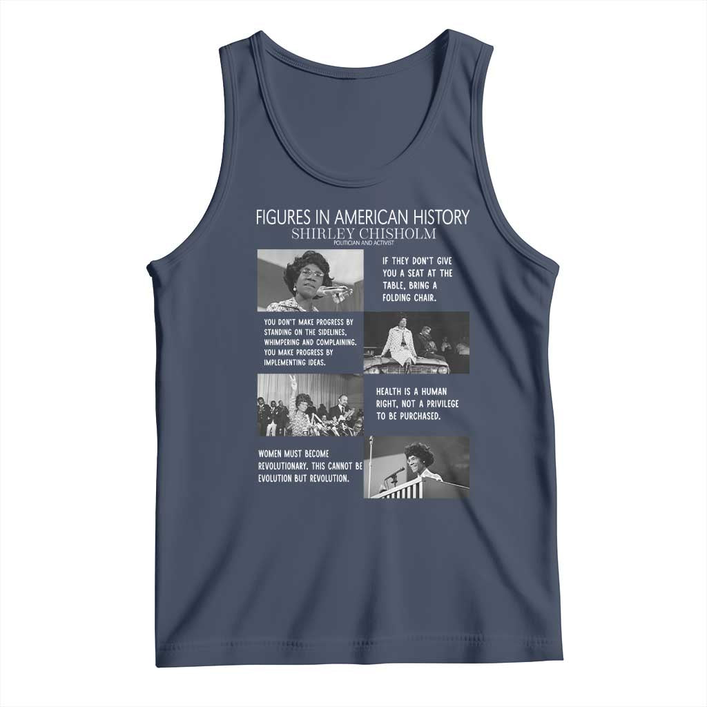 Shirley Chisholm Legacy Tank Top Civil Rights Woman Leader TS12 Navy Print Your Wear