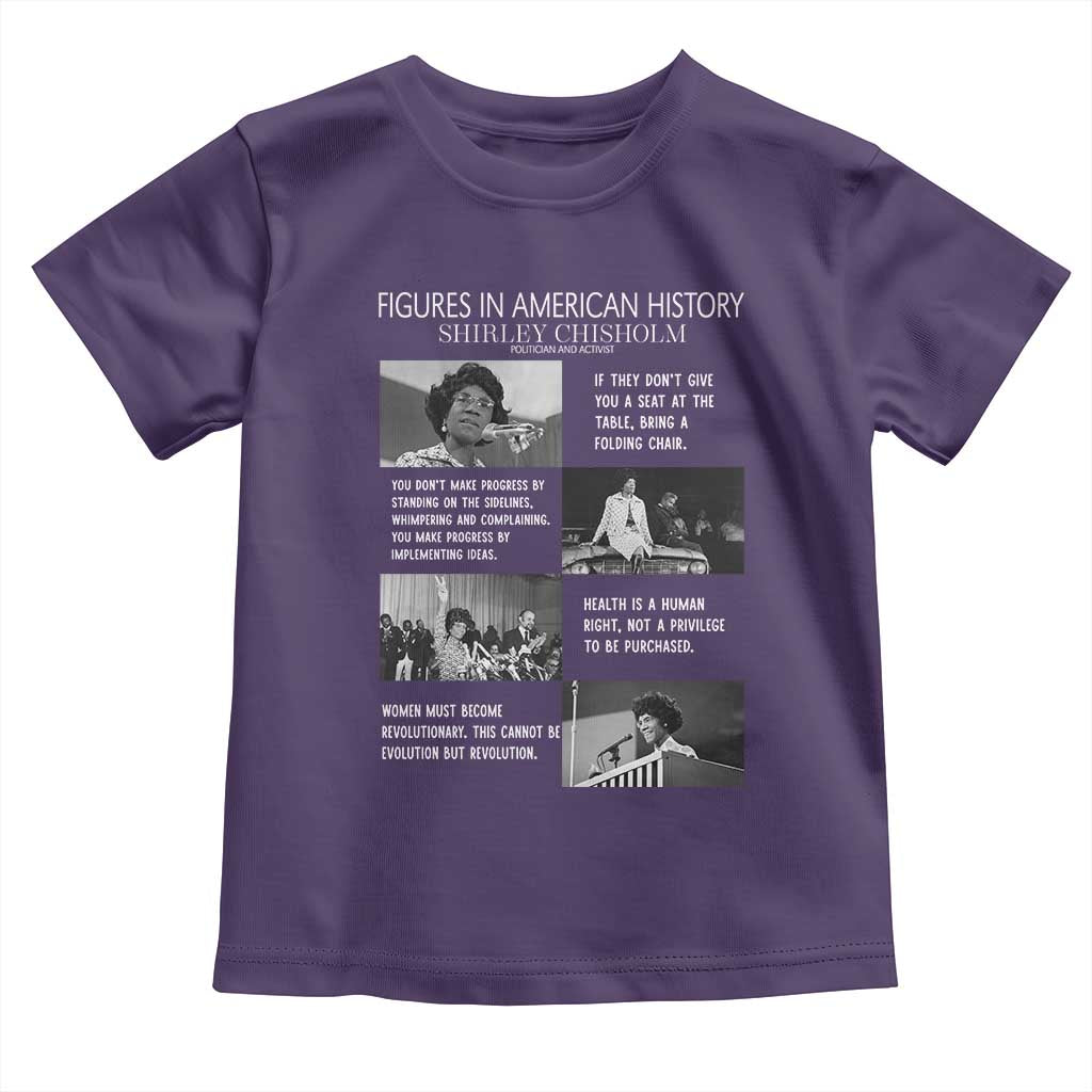 Shirley Chisholm Legacy Toddler T Shirt Civil Rights Woman Leader TS12 Purple Print Your Wear