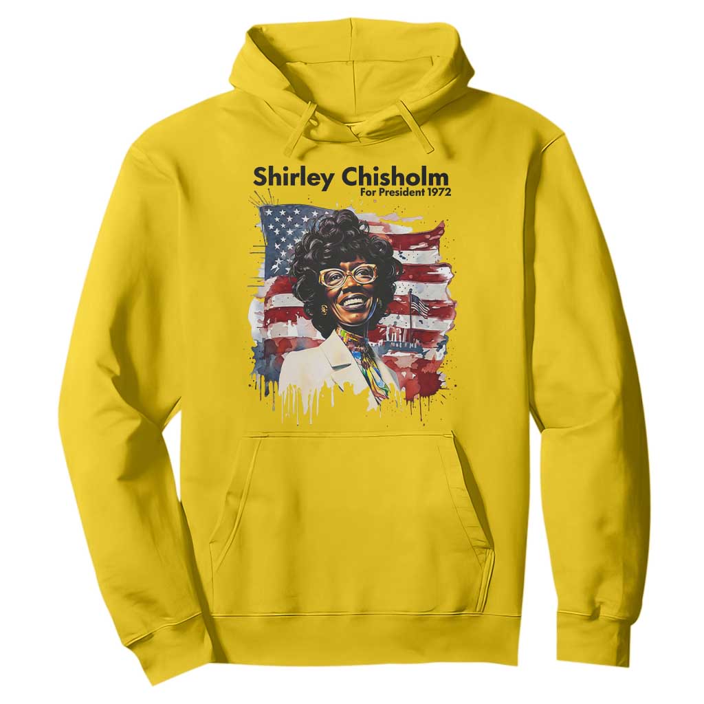 Shirley Chisholm For President 1972 With American Flag Hoodie TS12 Daisy Print Your Wear