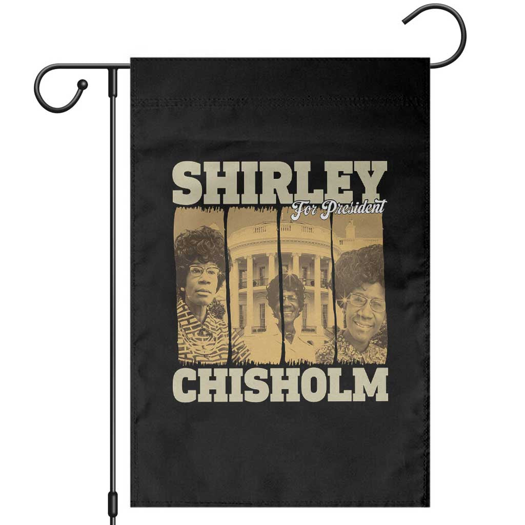 Shirley Chisholm For President Garden Flag Historic Women Leader TS12 Black Print Your Wear