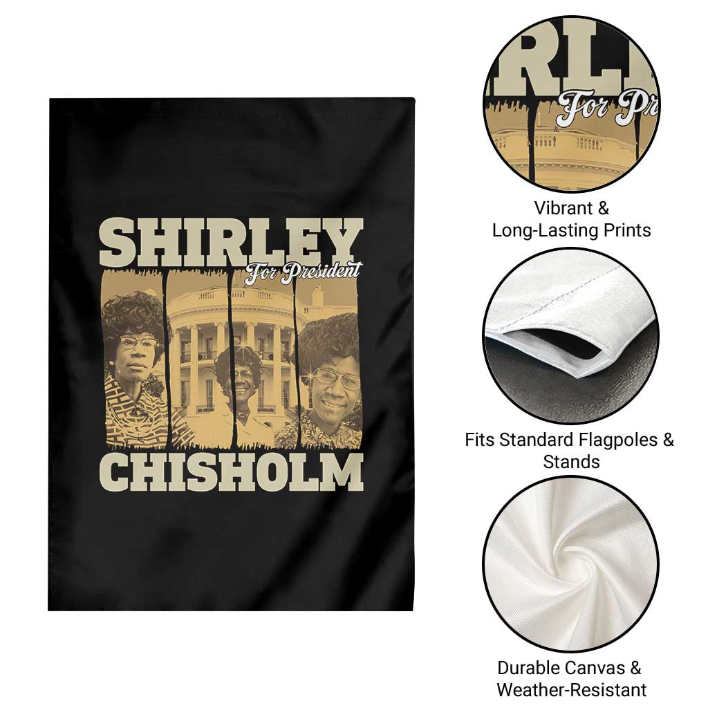 Shirley Chisholm For President Garden Flag Historic Women Leader TS12 Print Your Wear