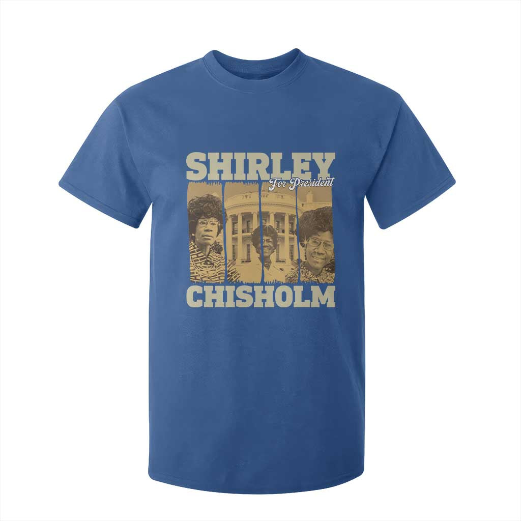 Shirley Chisholm For President T Shirt For Kid Historic Women Leader TS12 Royal Blue Print Your Wear