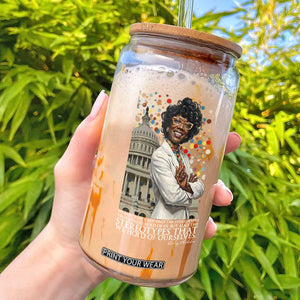 Shirley Chisholm Civil Rights Leader Quote Glass Can Reject Stereotype TS12 Black Print Your Wear