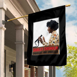 Shirley Chisholm Feminist Empowerment Garden Flag Unbought And Unbossed TS12 Print Your Wear