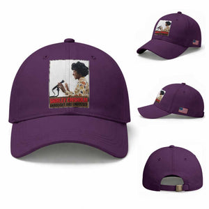 Shirley Chisholm Feminist Empowerment Baseball Cap Unbought And Unbossed TS12 Baseball Cap Universal Fit Purple Print Your Wear