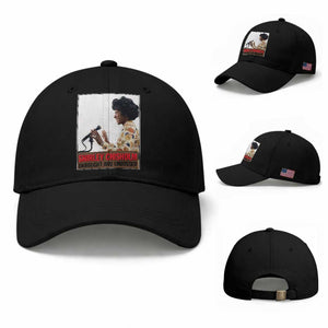 Shirley Chisholm Feminist Empowerment Baseball Cap Unbought And Unbossed TS12 Baseball Cap Universal Fit Black Print Your Wear