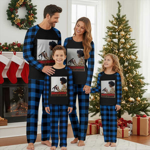 Shirley Chisholm Feminist Empowerment Plaid Pajama Set Unbought And Unbossed TS12 Blue Plaid Print Your Wear