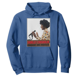Shirley Chisholm Feminist Empowerment Hoodie Unbought And Unbossed TS12 Royal Blue Print Your Wear