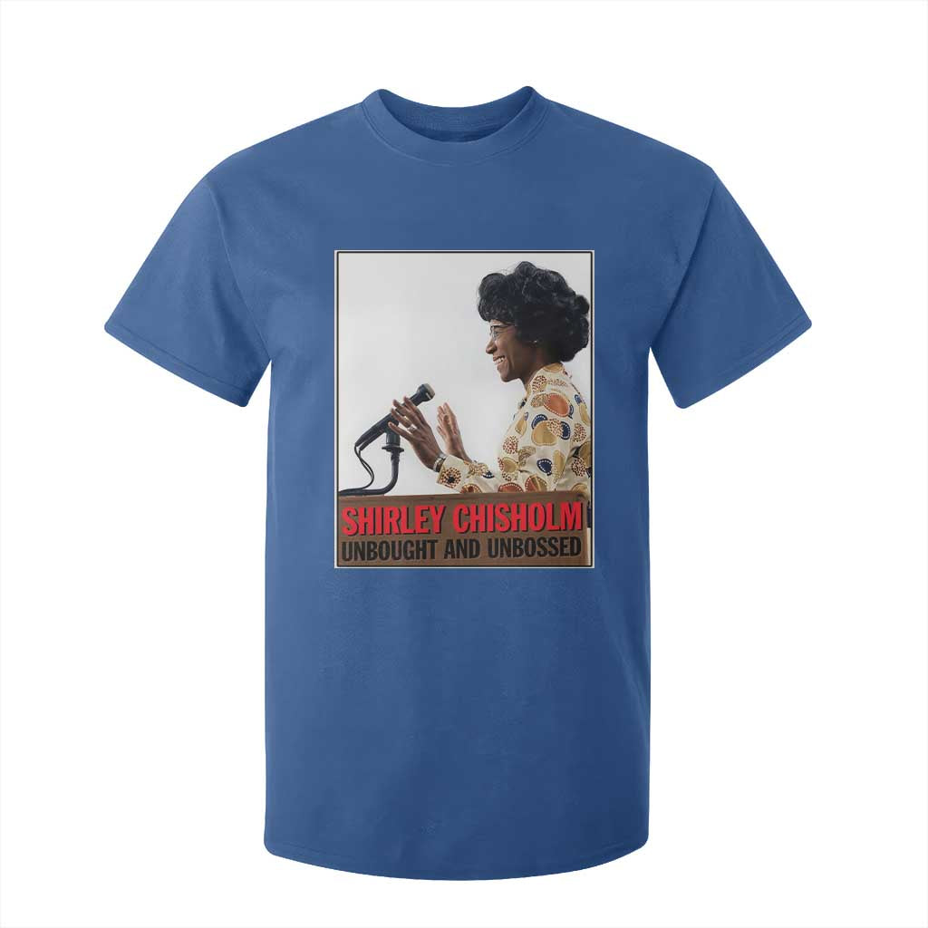 Shirley Chisholm Feminist Empowerment T Shirt For Kid Unbought And Unbossed TS12 Royal Blue Print Your Wear