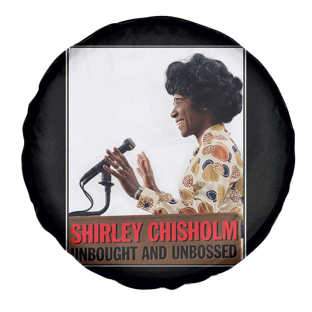 Shirley Chisholm Feminist Empowerment Spare Tire Cover Unbought And Unbossed TS12 Print Your Wear