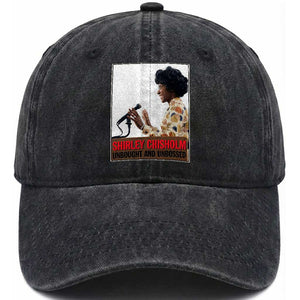 Shirley Chisholm Feminist Empowerment Washed Cotton Baseball Cap Unbought And Unbossed TS12 Print Your Wear