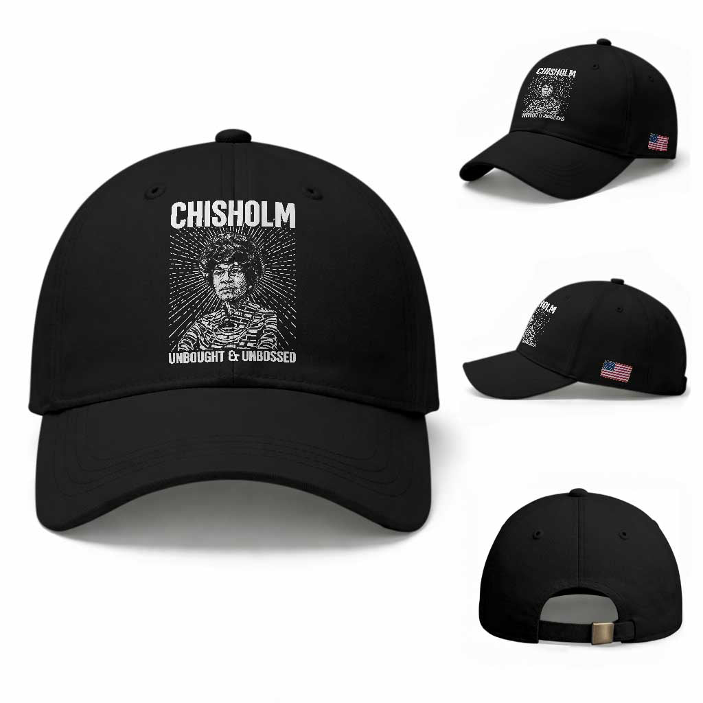 Shirley Chisholm Unbought And Unbossed Feminist Baseball Cap TS12 Baseball Cap Universal Fit Black Print Your Wear