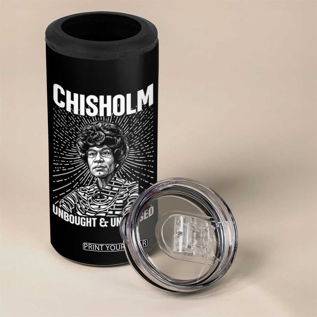 Shirley Chisholm Unbought And Unbossed Feminist 4 in 1 Can Cooler Tumbler TS12 Print Your Wear