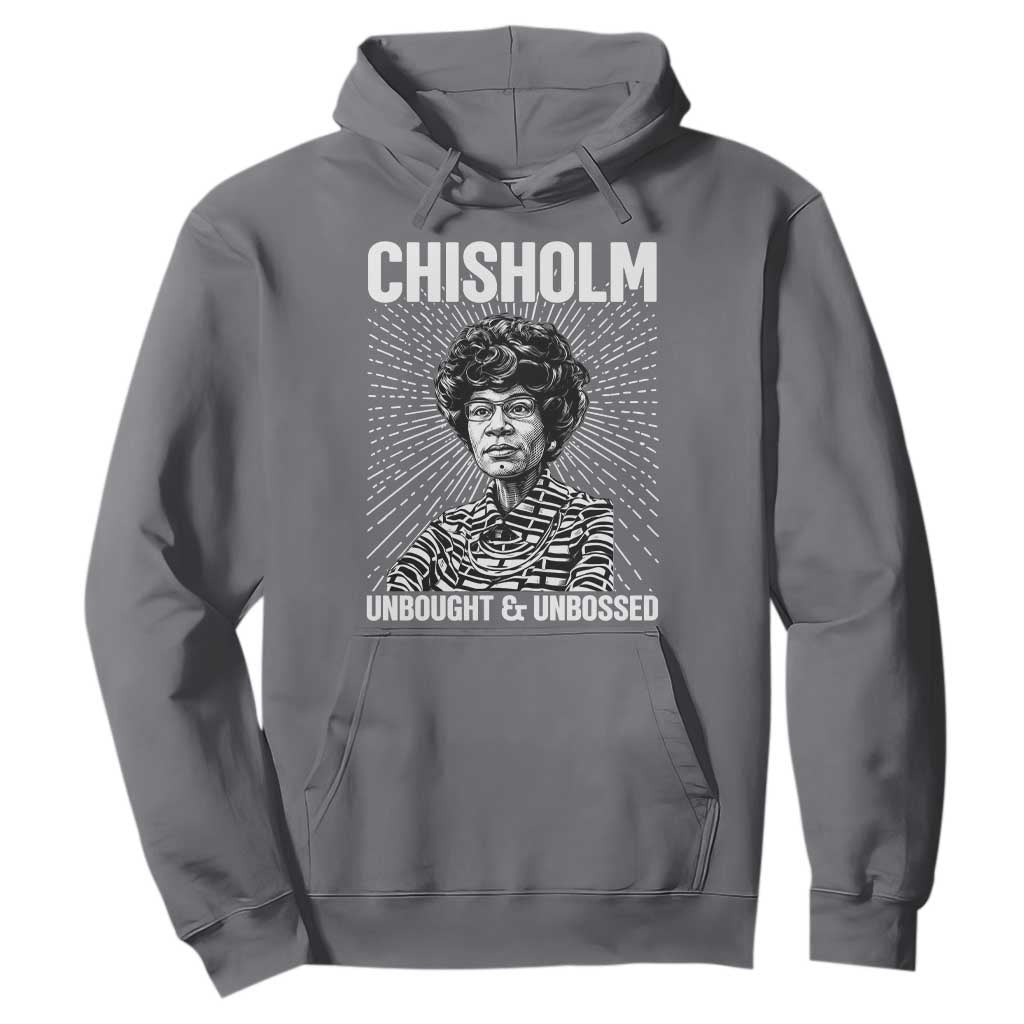 Shirley Chisholm Unbought And Unbossed Feminist Hoodie TS12 Charcoal Print Your Wear