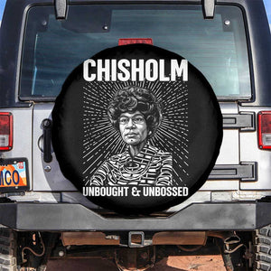 Shirley Chisholm Unbought And Unbossed Feminist Spare Tire Cover TS12 No hole Black Print Your Wear