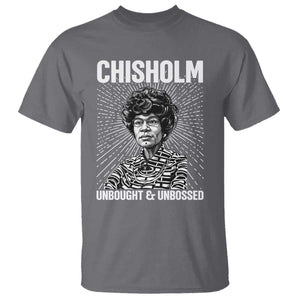 Shirley Chisholm Unbought And Unbossed Feminist T Shirt TS12 Charcoal Print Your Wear