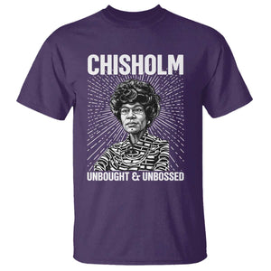 Shirley Chisholm Unbought And Unbossed Feminist T Shirt TS12 Purple Print Your Wear