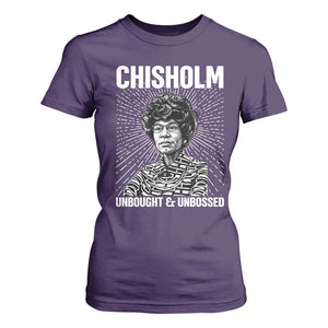 Shirley Chisholm Unbought And Unbossed Feminist T Shirt For Women TS12 Purple Print Your Wear