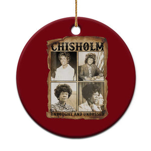 Vintage Shirley Chisholm Unbought And Unbossed Ceramic Ornament Womens History Month TS12 1pc Red Print Your Wear