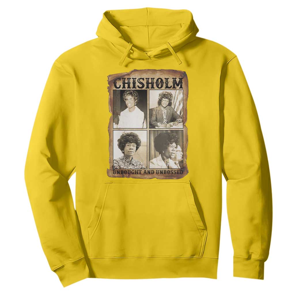 Vintage Shirley Chisholm Unbought And Unbossed Hoodie Womens History Month TS12 Daisy Print Your Wear