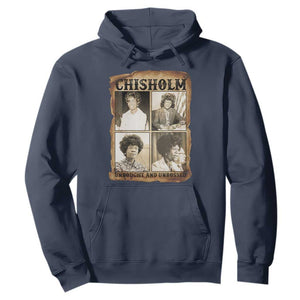 Vintage Shirley Chisholm Unbought And Unbossed Hoodie Womens History Month TS12 Navy Print Your Wear
