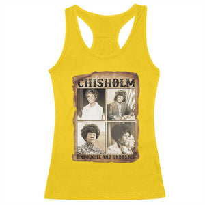 Vintage Shirley Chisholm Unbought And Unbossed Racerback Tank Top Womens History Month TS12 Daisy Print Your Wear