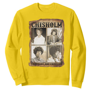 Vintage Shirley Chisholm Unbought And Unbossed Sweatshirt Womens History Month TS12 Daisy Print Your Wear