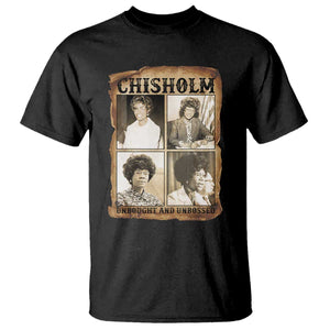 Vintage Shirley Chisholm Unbought And Unbossed T Shirt Womens History Month TS12 Black Print Your Wear