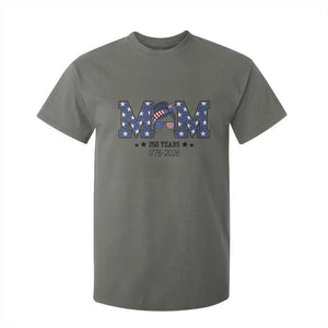 Patriotic Mothers Day Gift T Shirt For Kid USA 250 Years Celebration TS12 Military Green Print Your Wear