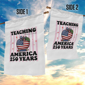 Inspiring Young Minds Teacher Garden Flag America 250th Anniversary Gift TS12 Print Your Wear