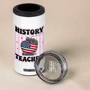 Inspiring Young Minds Teacher 4 in 1 Can Cooler Tumbler 250th Anniversary Educator Gift