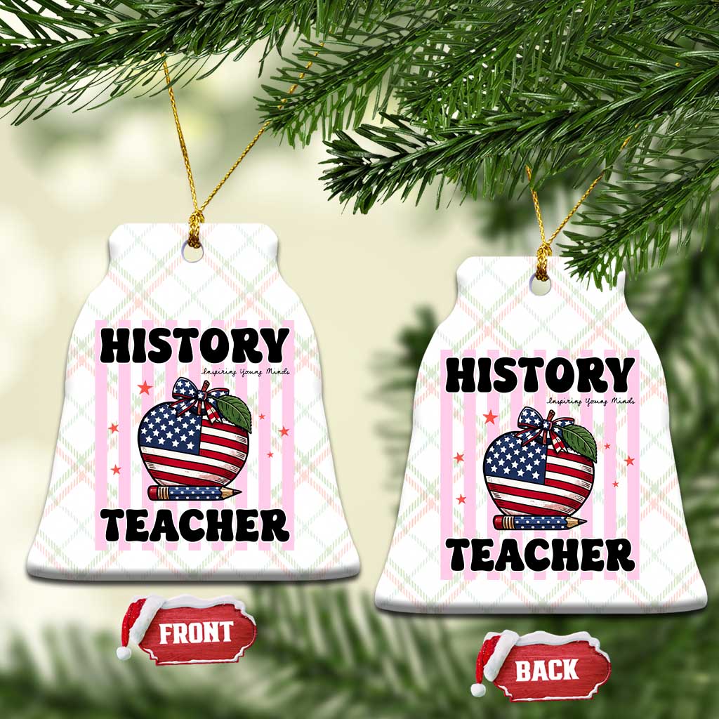 Inspiring Young Minds Teacher Ceramic Ornament 250th Anniversary Educator Gift