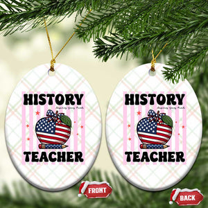 Inspiring Young Minds Teacher Ceramic Ornament 250th Anniversary Educator Gift