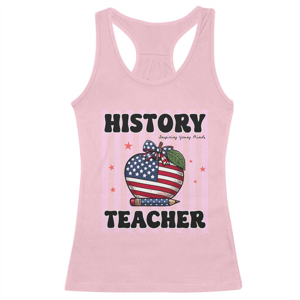 Inspiring Young Minds Teacher Racerback Tank Top 250th Anniversary Educator Gift