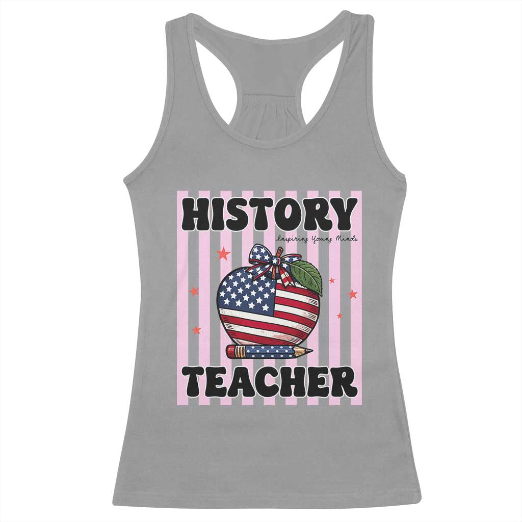 Inspiring Young Minds Teacher Racerback Tank Top 250th Anniversary Educator Gift