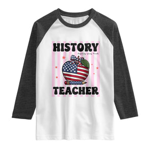 Inspiring Young Minds Teacher Raglan Shirt 250th Anniversary Educator Gift