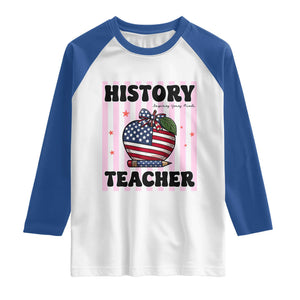 Inspiring Young Minds Teacher Raglan Shirt 250th Anniversary Educator Gift