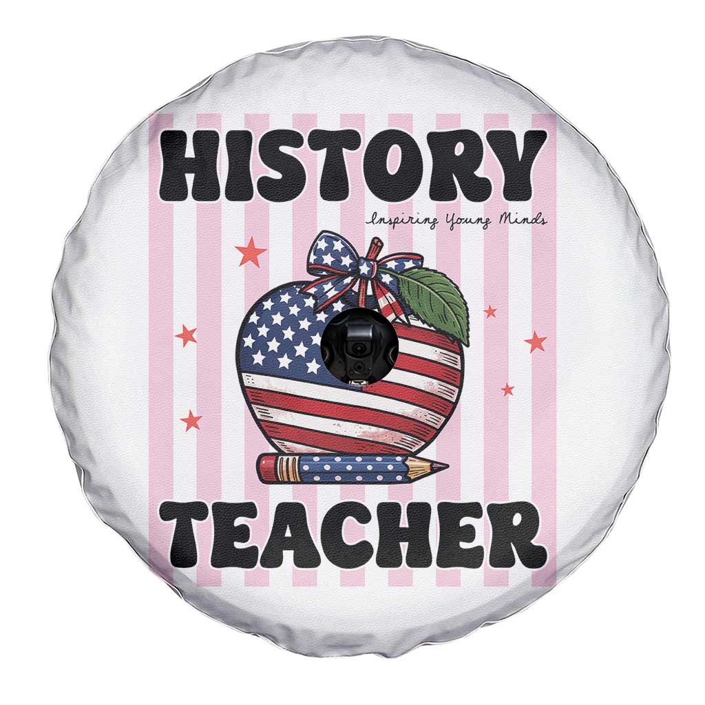 Inspiring Young Minds Teacher Spare Tire Cover 250th Anniversary Educator Gift