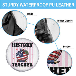 Inspiring Young Minds Teacher Spare Tire Cover 250th Anniversary Educator Gift