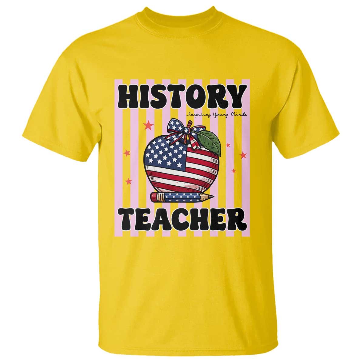 Inspiring Young Minds Teacher T Shirt 250th Anniversary Educator Gift TS12 Daisy Print Your Wear