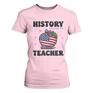 Inspiring Young Minds Teacher T Shirt For Women 250th Anniversary Educator Gift