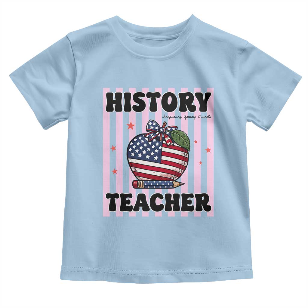 Inspiring Young Minds Teacher Toddler T Shirt 250th Anniversary Educator Gift