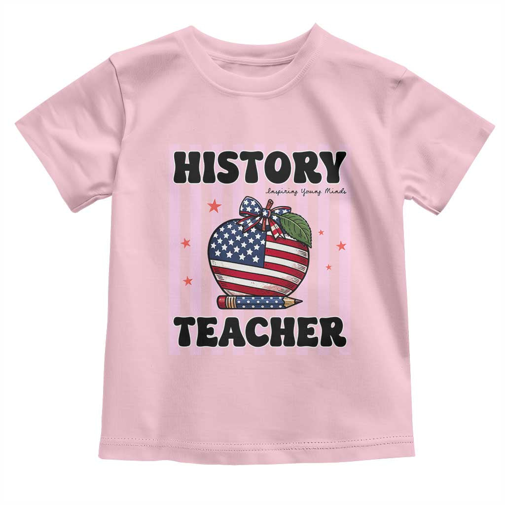 Inspiring Young Minds Teacher Toddler T Shirt 250th Anniversary Educator Gift