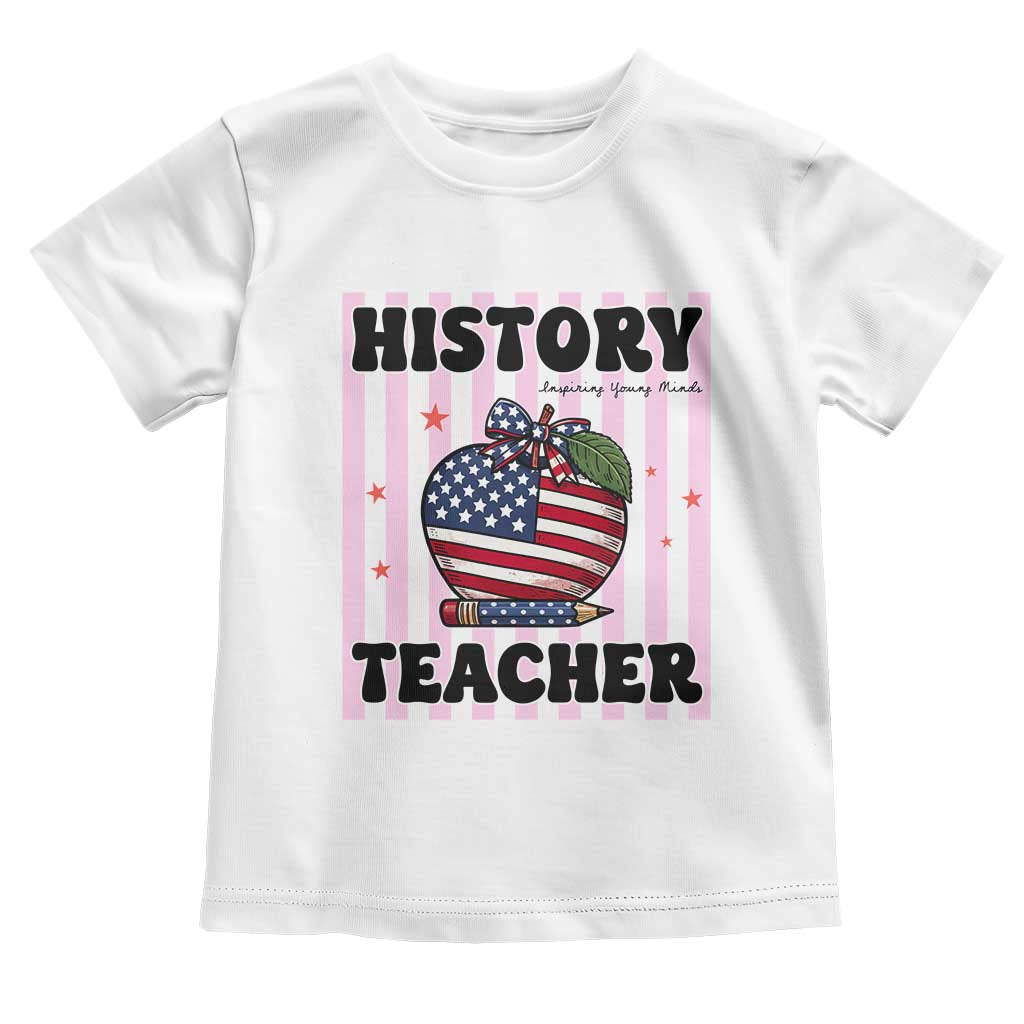 Inspiring Young Minds Teacher Toddler T Shirt 250th Anniversary Educator Gift