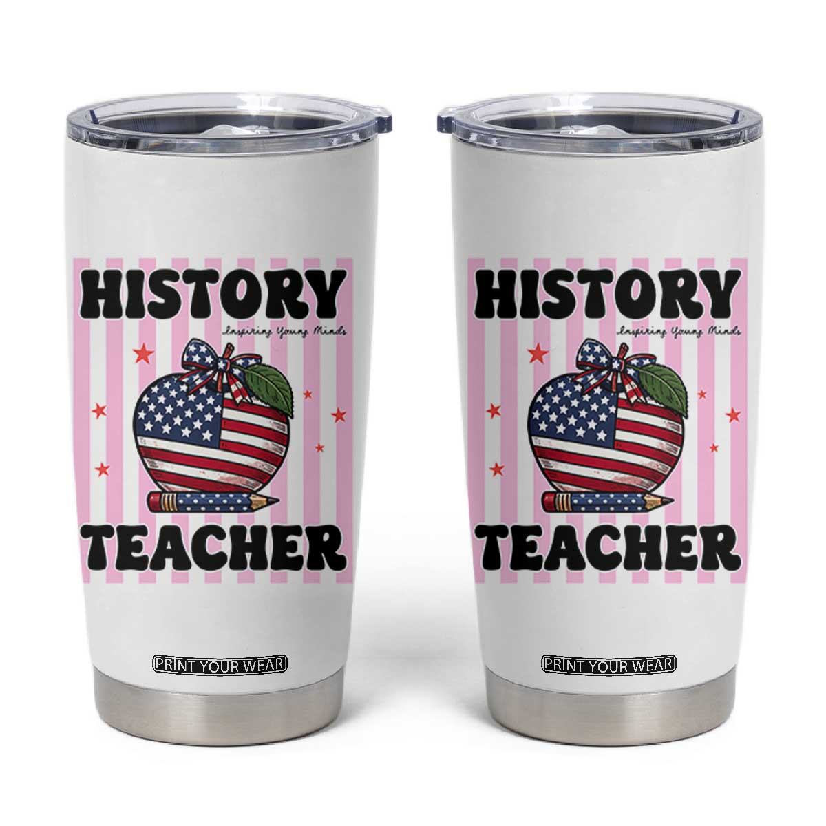 Inspiring Young Minds Teacher Tumbler Cup 250th Anniversary Educator Gift