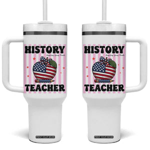 Inspiring Young Minds Teacher Tumbler With Handle 250th Anniversary Educator Gift