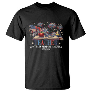 250 Years Shaping America Educator T Shirt America 250th Anniversary TS12 Black Print Your Wear