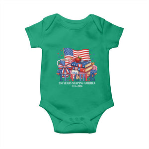 250 Years Shaping America Anniversary Baby Onesie Proud Educator Gift TS12 Irish Green Print Your Wear