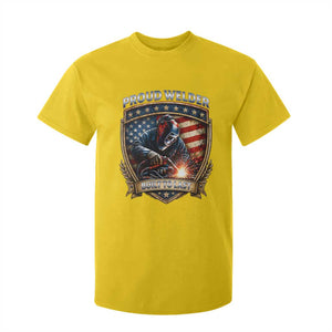 Built To Last Proud Welder T Shirt For Kid Blue Collar American Dad Gift