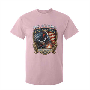Built To Last Proud Welder T Shirt For Kid Blue Collar American Dad Gift